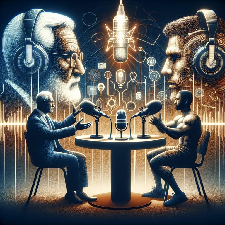 Banner for Bernie Sanders & Joe Rogan: Podcasts, Politics, and Controversial Conversations