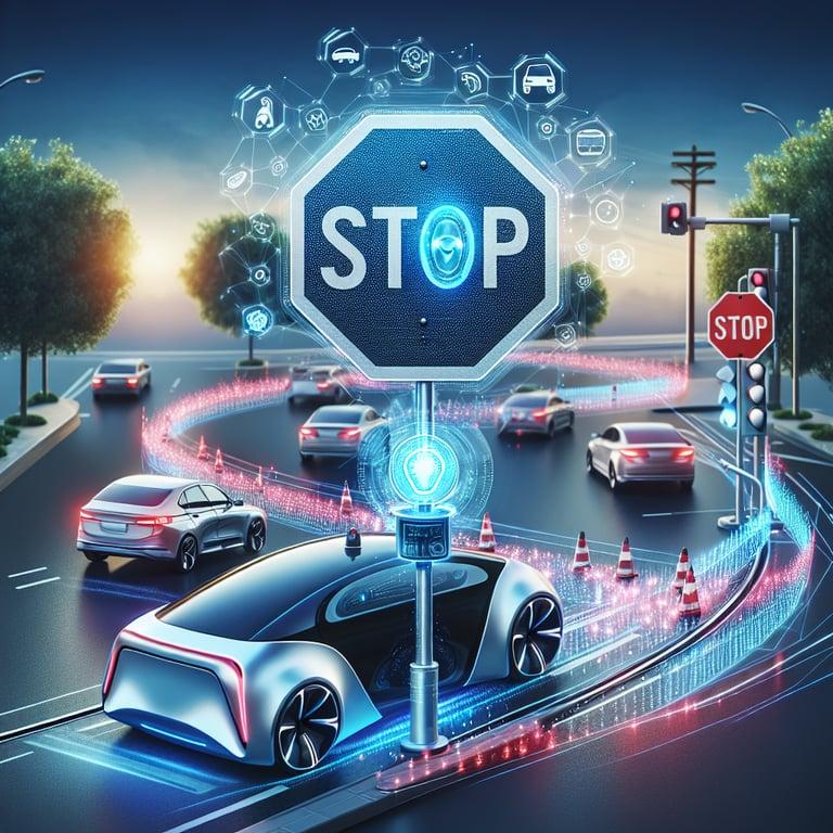 Banner for Obvios' Smart Stop Sign Technology: AI at the Wheel to Curb Reckless Driving!