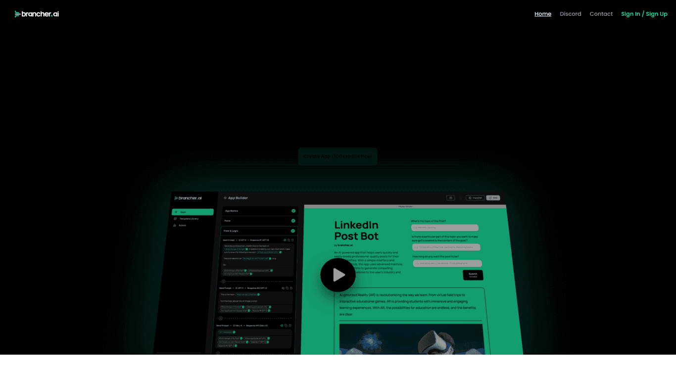 Brancher.ai screenshot