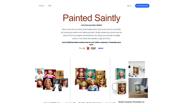 Thumbnail image for Painted Saintly