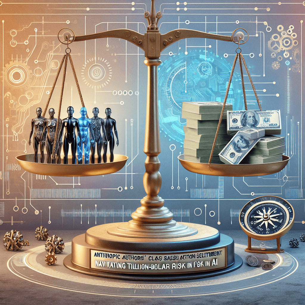 Banner for Anthropic Authors' Class Action Settlement: Navigating Trillion-Dollar Risks in AI
