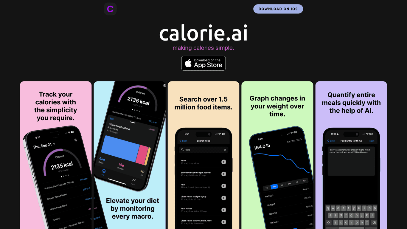 calorie.ai screenshot