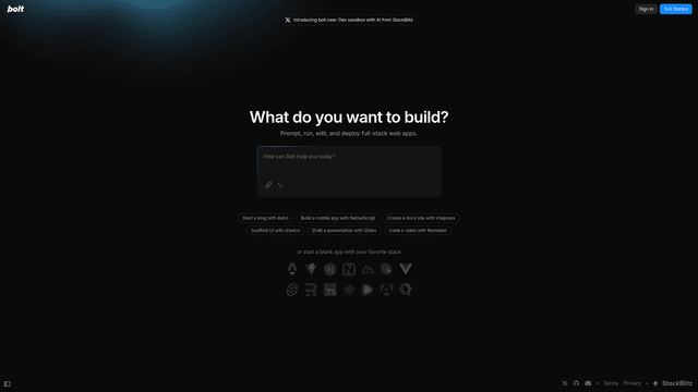 Thumbnail image for Bolt.new