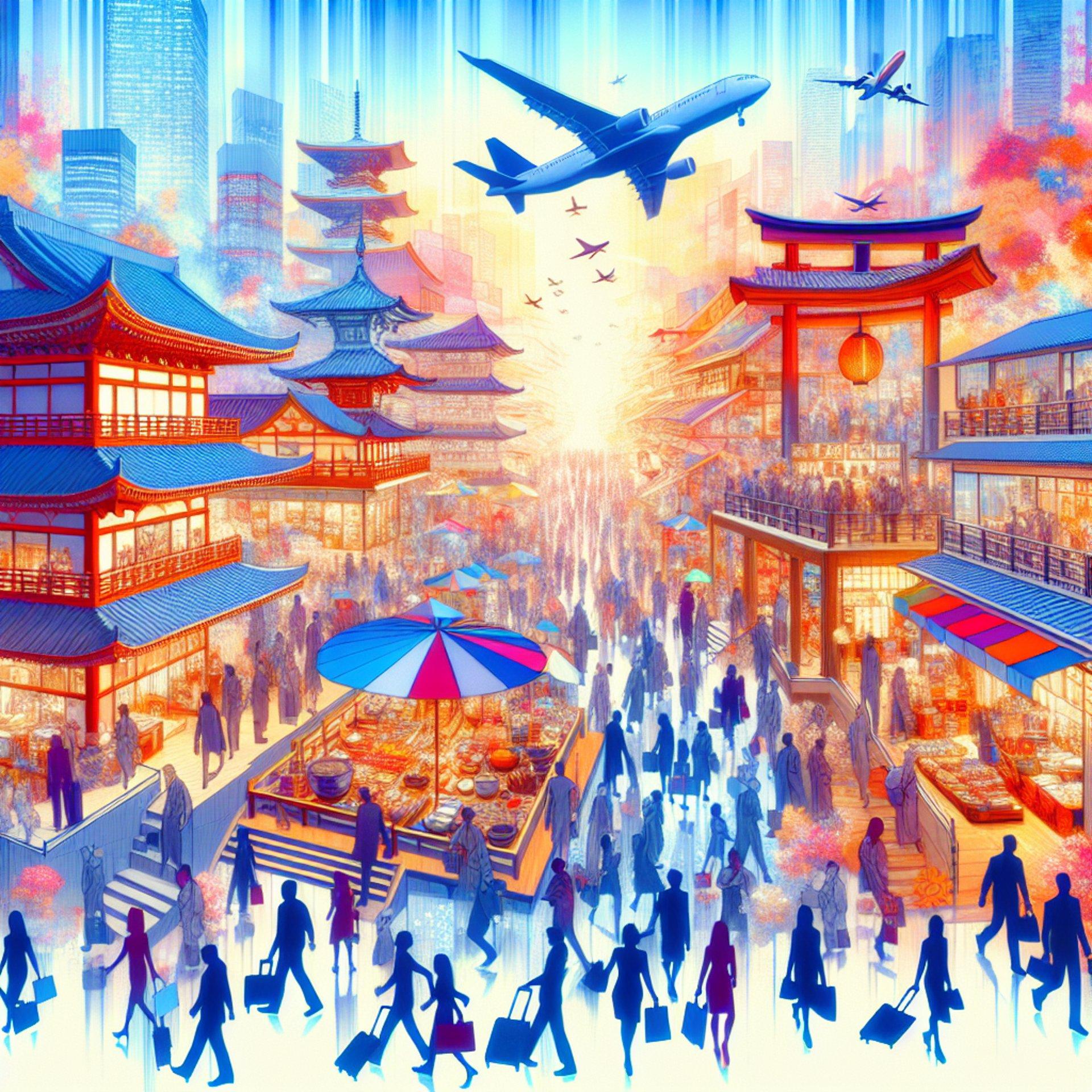 Banner for Japan's Retail and Tourism Sectors Soar with China Travel Pact