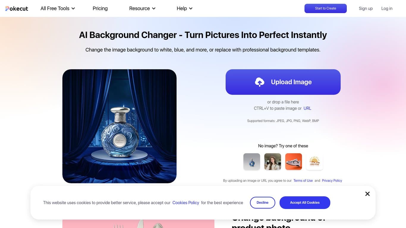 Pokecut : AI Background Changer screenshot