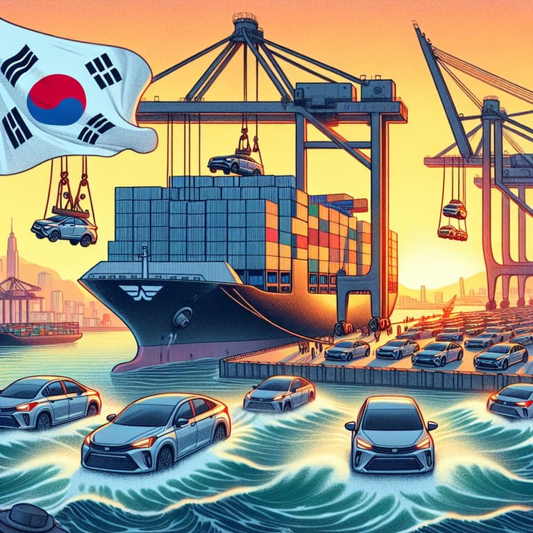 South Korea's Auto Exports Break Record Amid U.S. Market Challenges