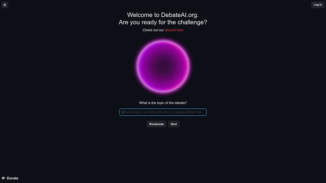 Thumbnail image for DebateAI