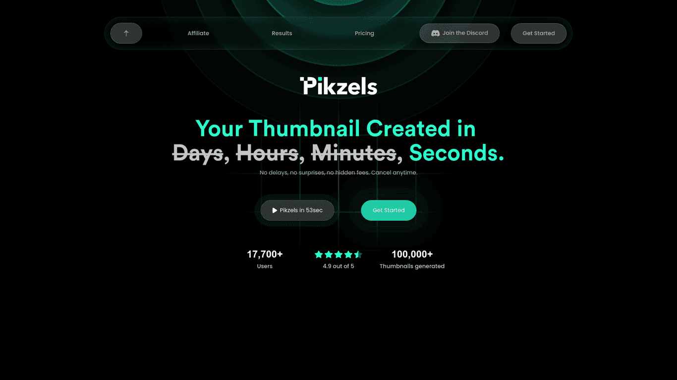 Pikzels screenshot