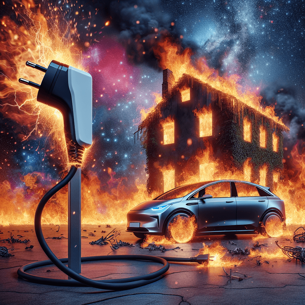 Tesla Charger's Fire Frenzy: Florida Home Reduced to Ashes!