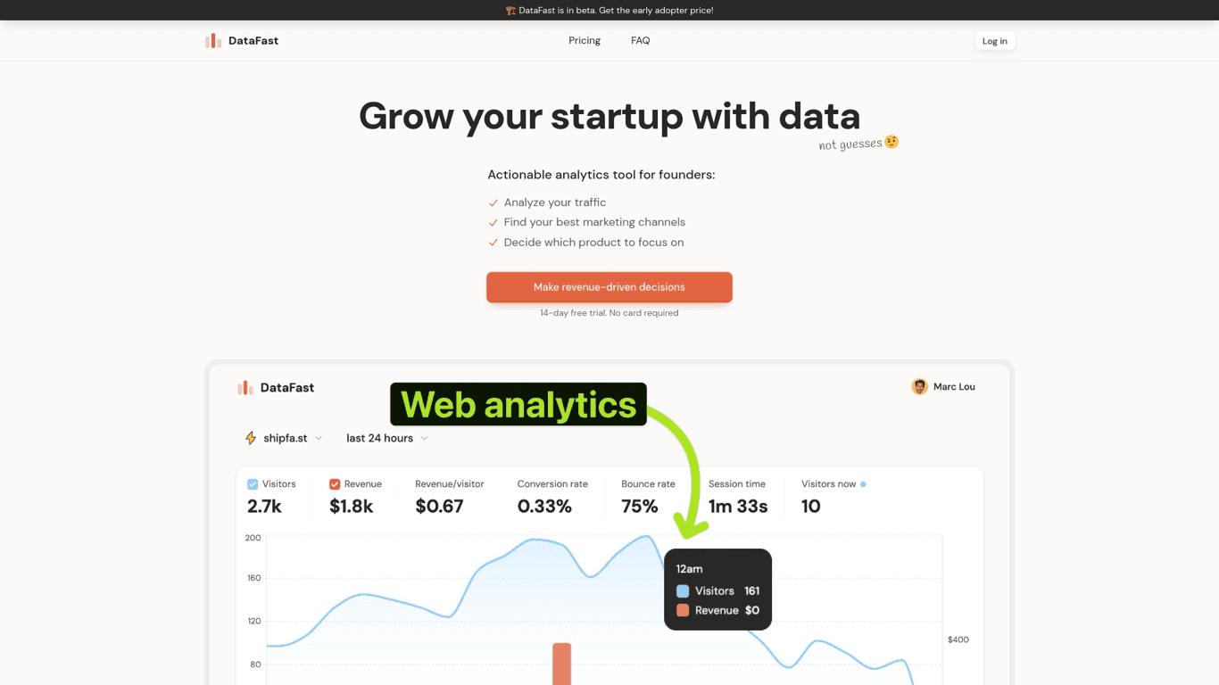 DataFast screenshot