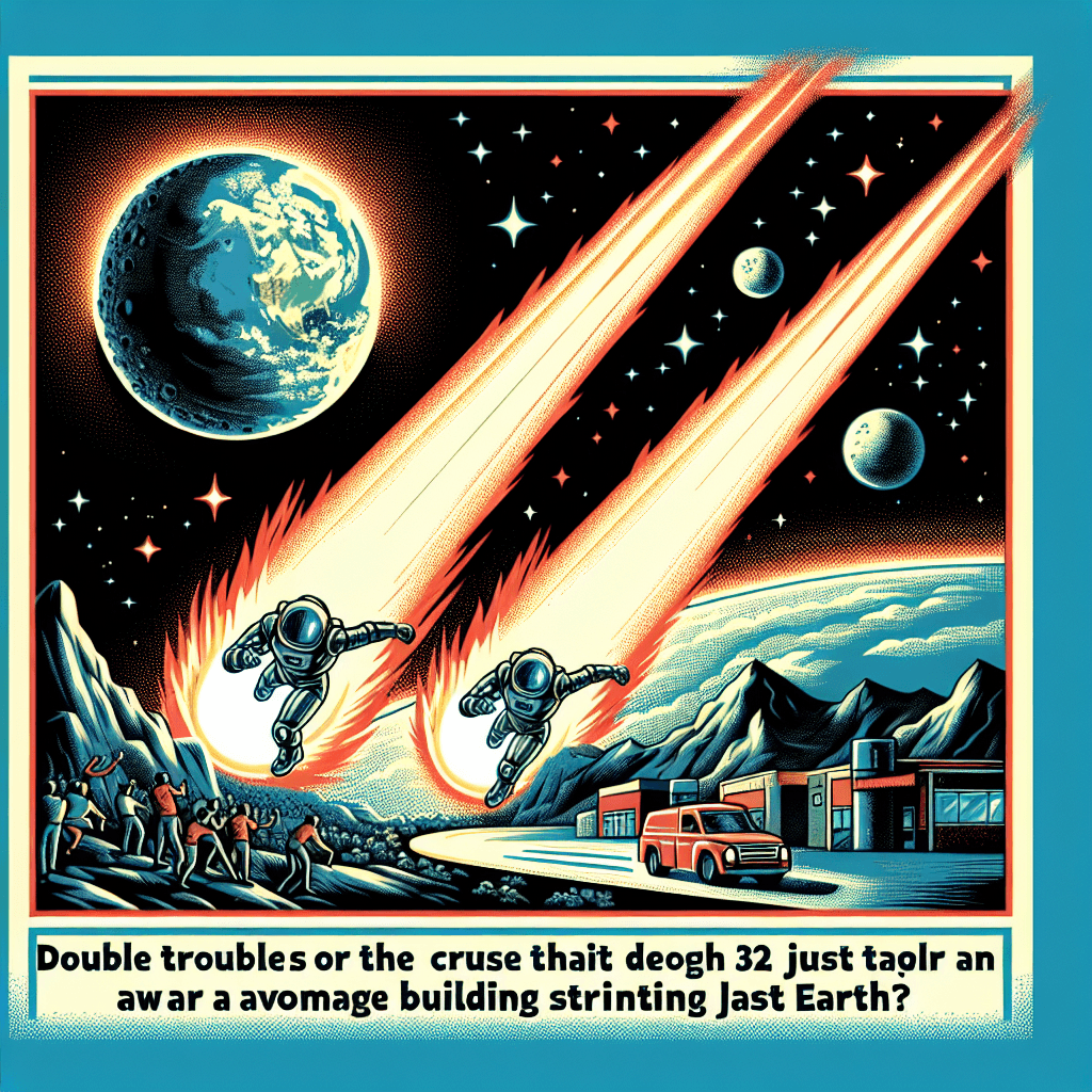 Banner for Double Trouble or Just Plain Fun? Asteroids 32 Times the Height of George Washington Zip Past Earth!