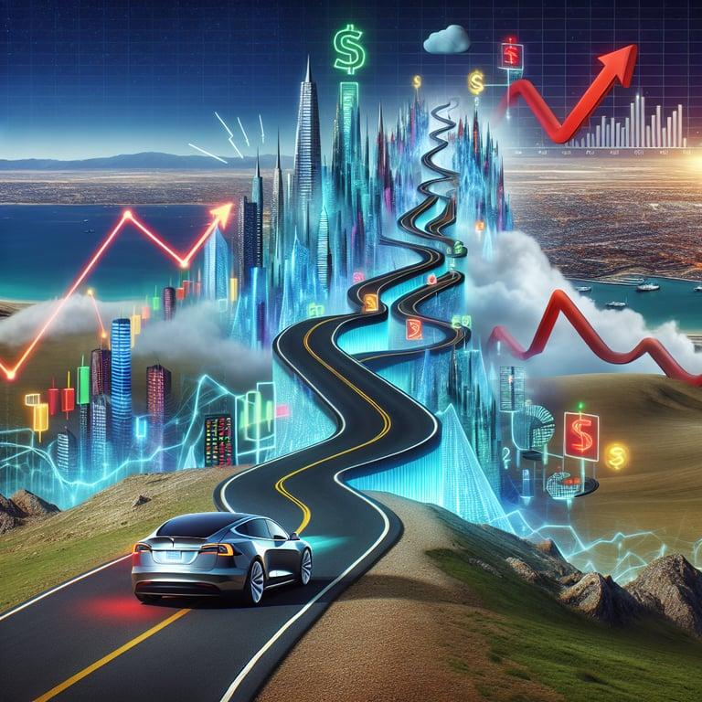 Banner for Tesla's Tumultuous Path: Stock Risks and the Road to AI-Powered Future