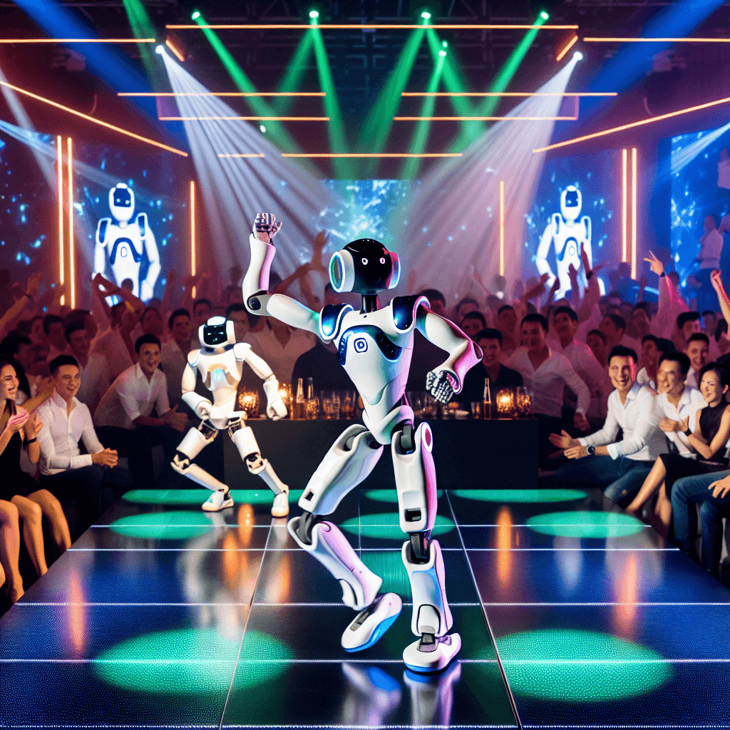 Elon Musk's Robot Dance Party: Tesla Optimus Shows Off Slick Moves!