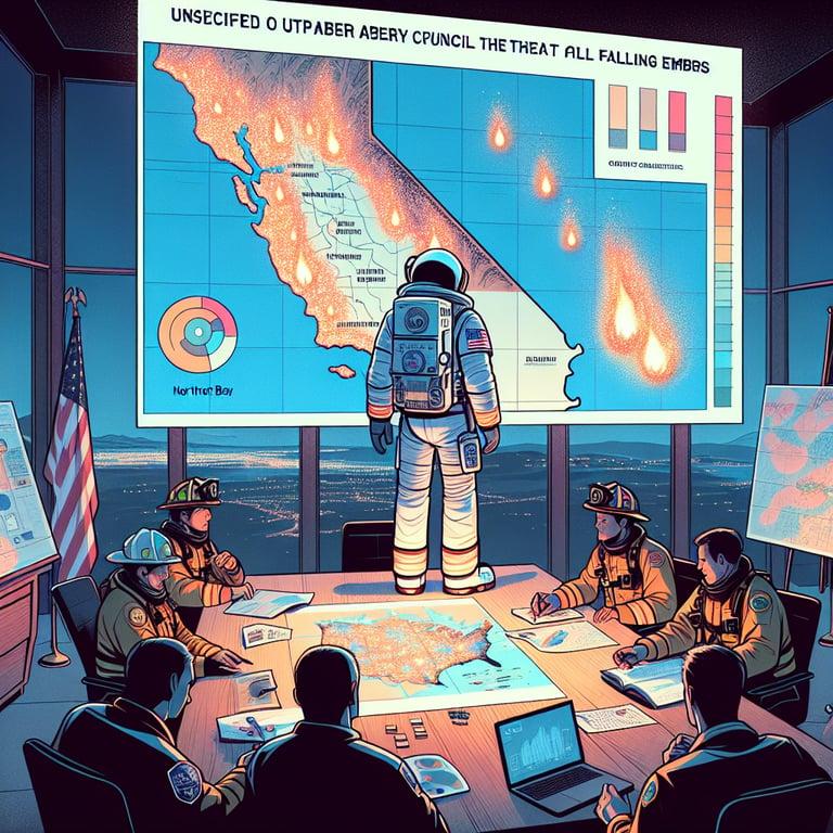 Banner for NASA Teams Up with Santa Clara County FireSafe Council for North Bay Ember-Risk Map!