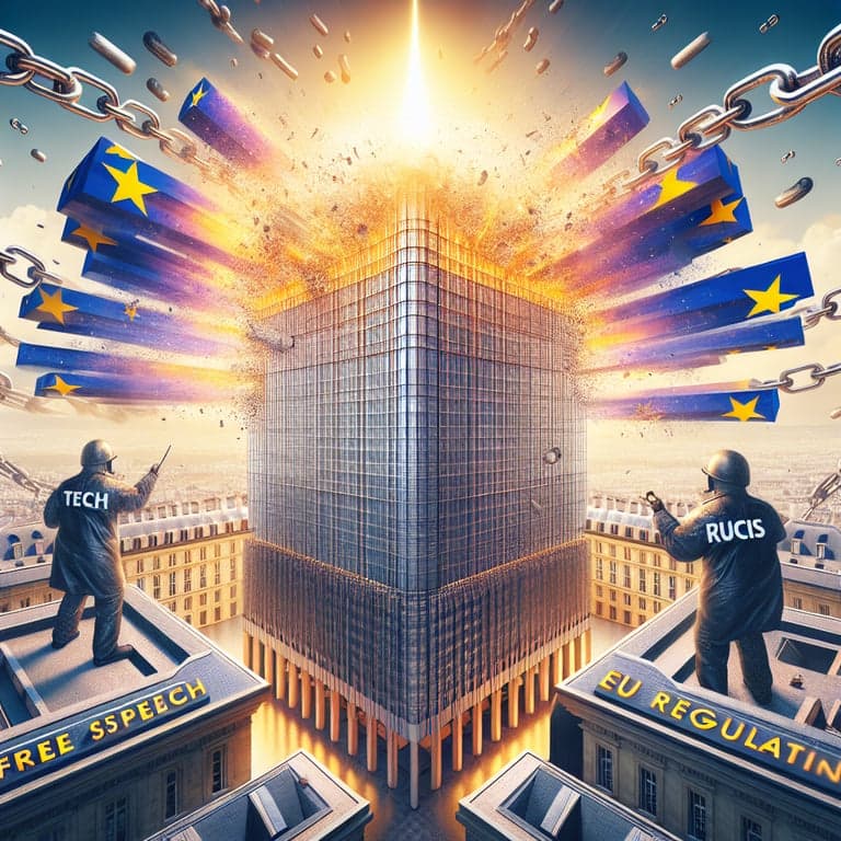 Banner for Paris Prosecutors Raid Elon Musk's X: Free Speech vs. EU Regulations!