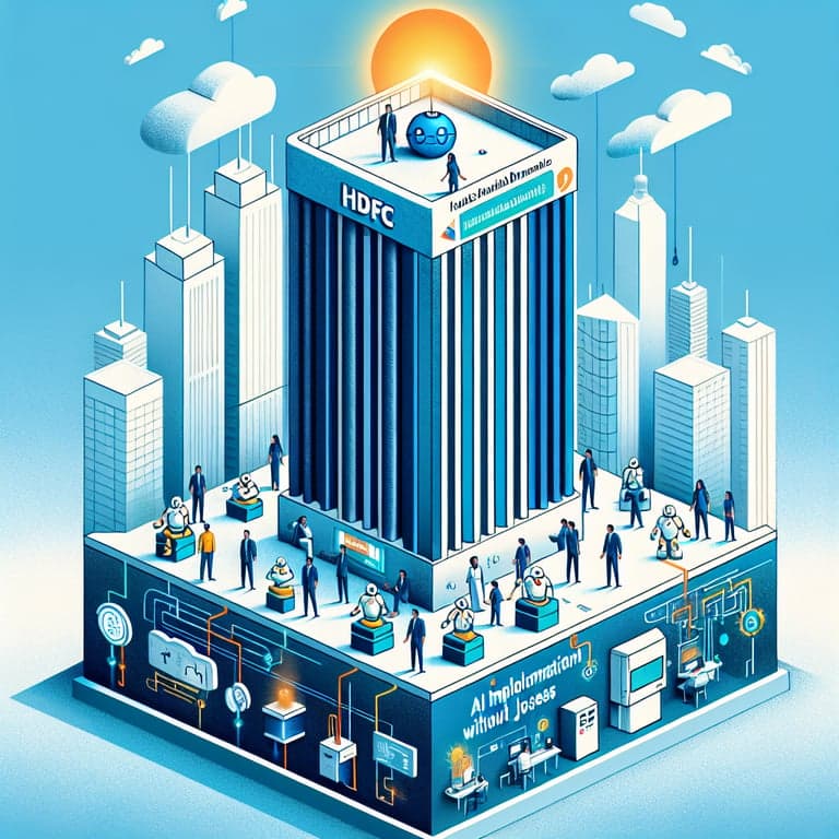 Banner for HDFC Bank Takes a Bold Stand: AI Adoption Without Layoffs!