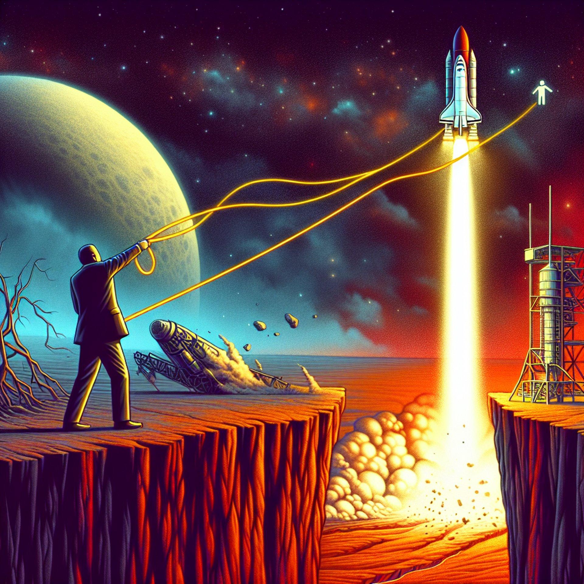 Banner for Trump's Funding Boost Ensures Lifeline for Endangered NASA Rocket