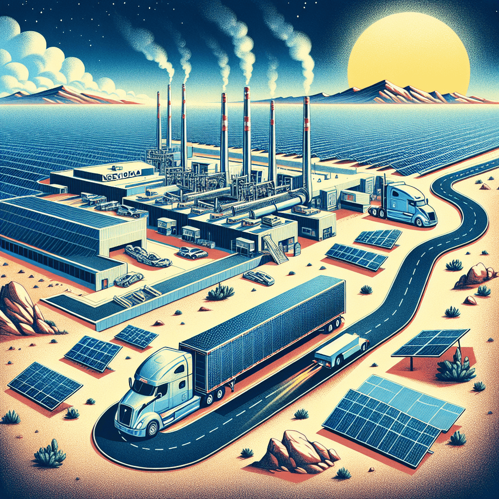 Tesla's New Semi Truck Factory Powers Up in Nevada!