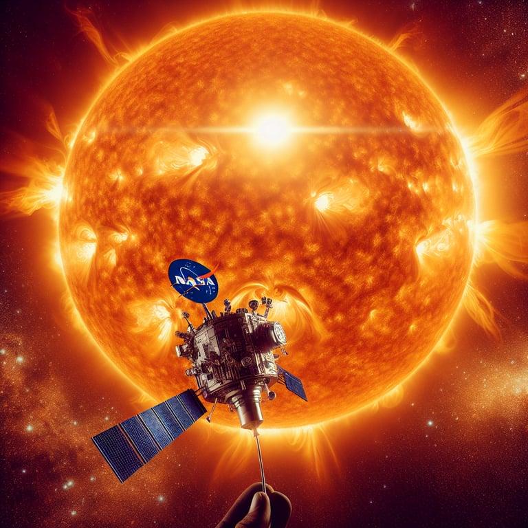 Banner for NASA's Parker Solar Probe Embarks on a Fiery Journey into the Sun's Atmosphere!