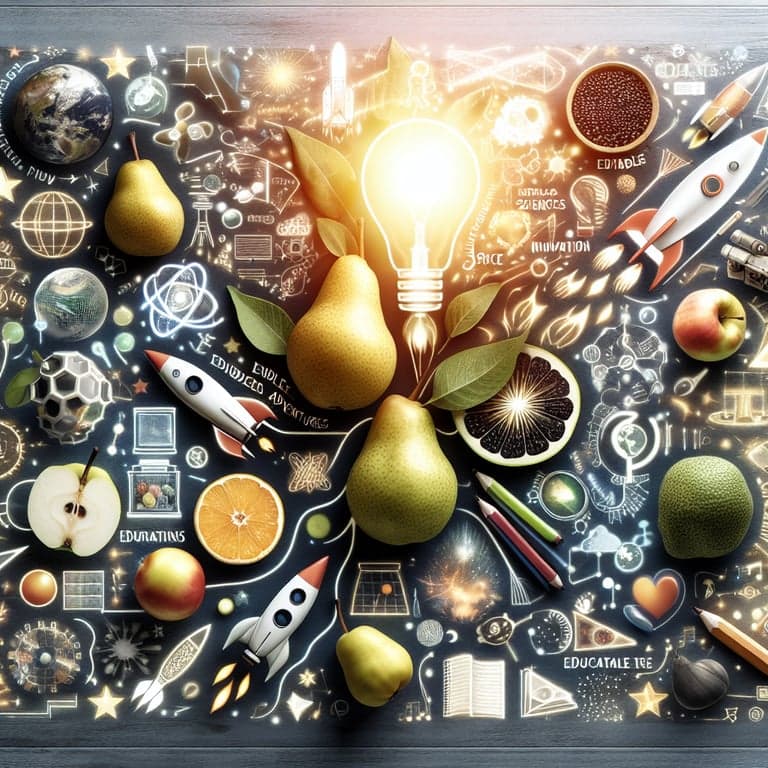 NASA's Edible Adventures: Pears and Space Sciences Unite in Innovative Education