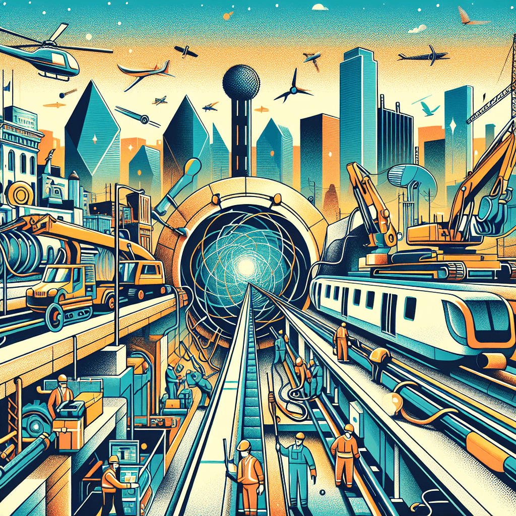 Banner for Elon Musk's Boring Company Digs Deep in Dallas: A Tunnel to Connect University Hills to UNT Dallas DART