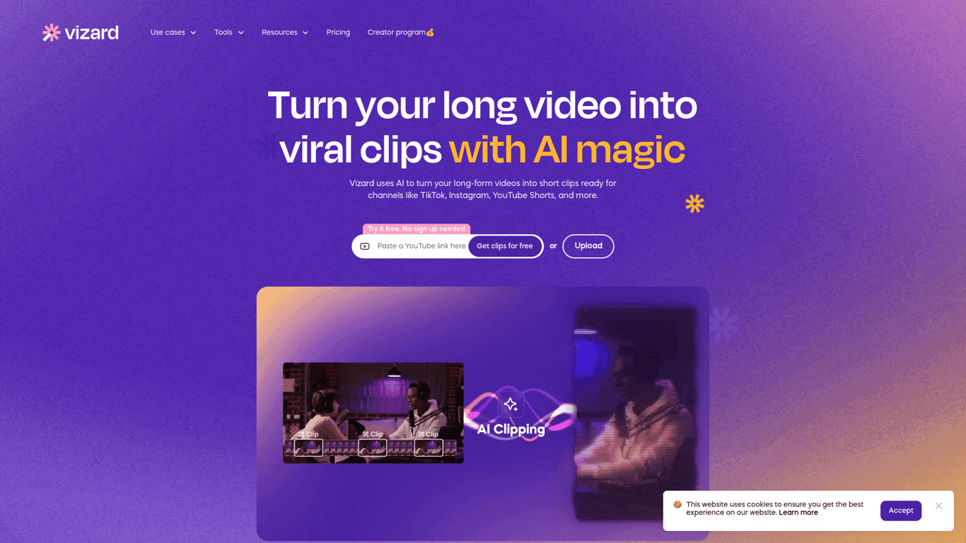 Vizard screenshot