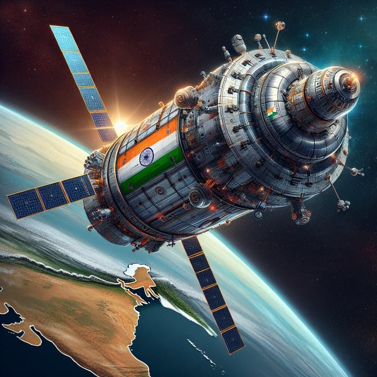 India's Stellar Step: First Space-Docking Mission Successfully Launched!