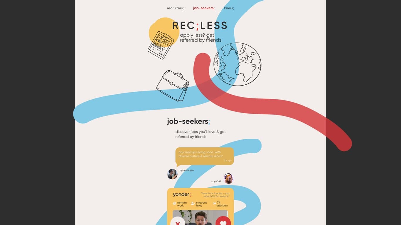 recless.app screenshot