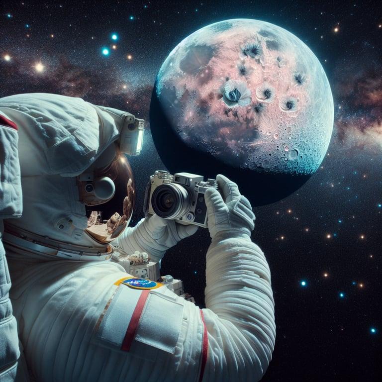 Banner for NASA Astronaut Captures Breathtaking Views of the Flower Moon in Full Bloom