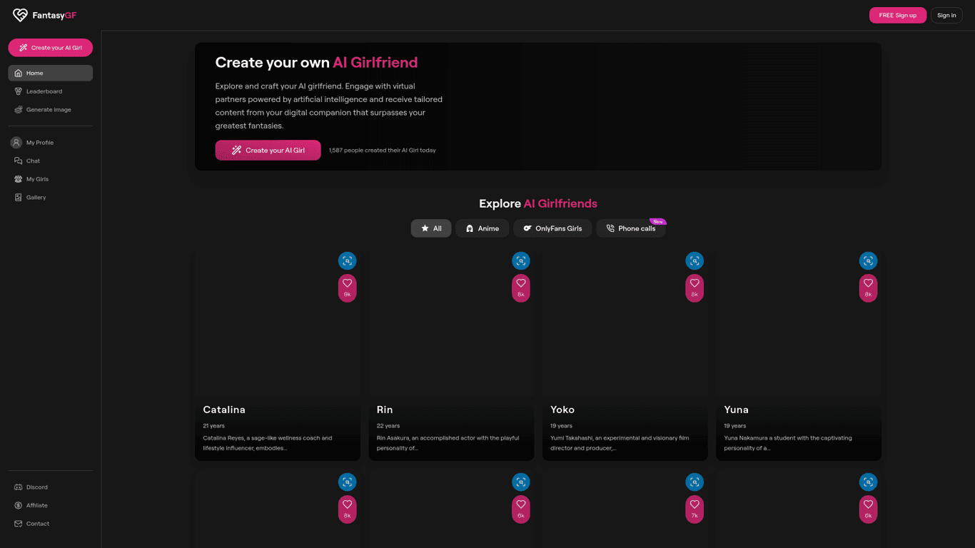 FantasyGF screenshot