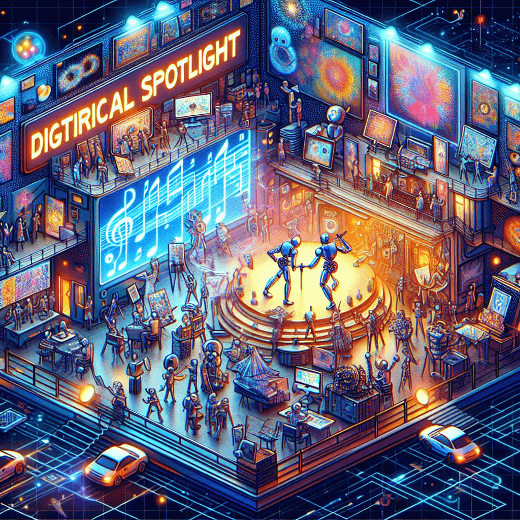 Banner for Satirical Spotlight: 'Chat Haus' Showcases AI's Role in Creative Spaces