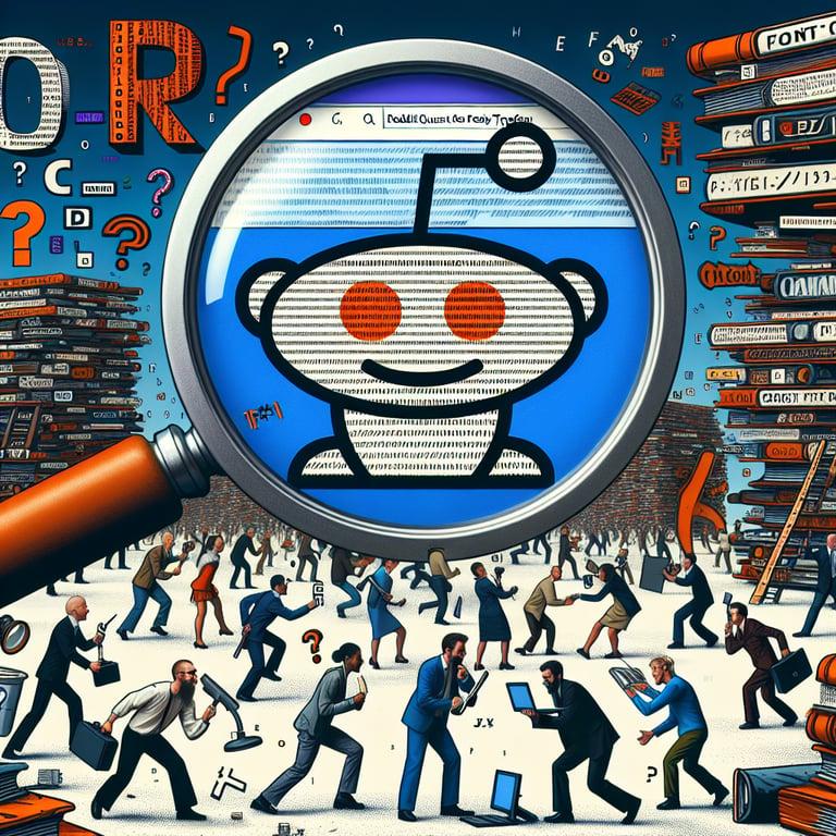 Banner for Font Hunters: The Reddit Quest for '𝓯𝓻𝓮𝓪𝓴𝔂' Typeface!