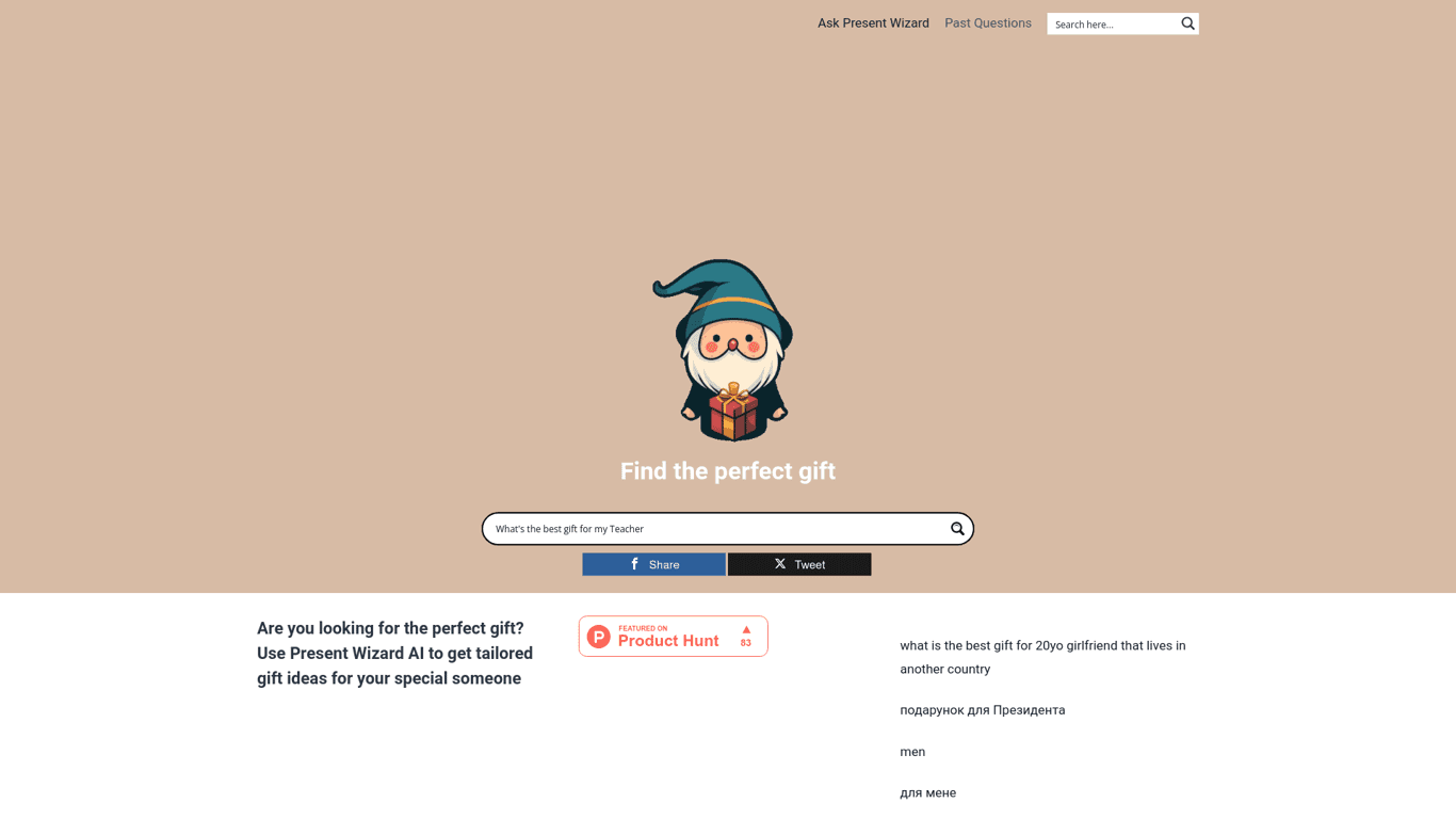 PresentWizardFind screenshot