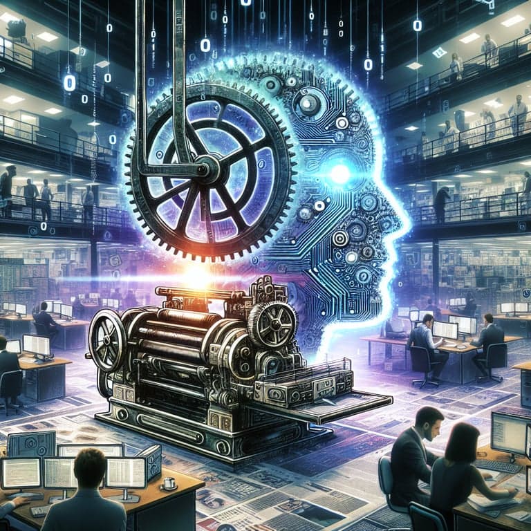 Banner for Axel Springer Reinvents the Wheel: Going AI First in Journalism!