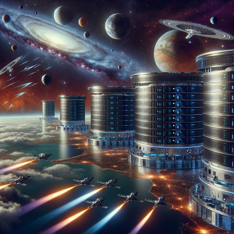 Banner for Elon Musk's Galactic Vision: AI Data Centers in Space