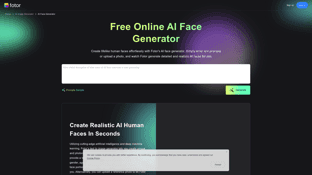 Thumbnail image for AI Face Generator By Fotor