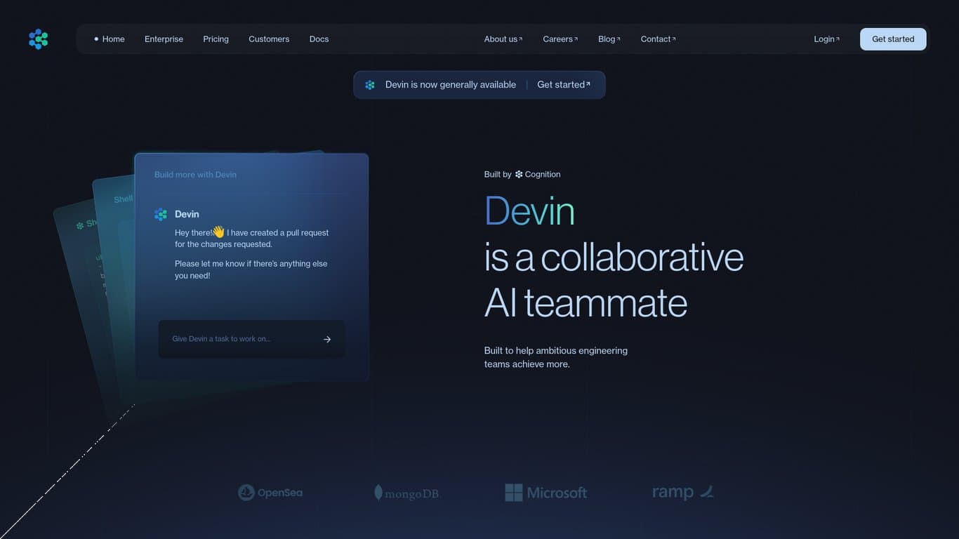 Devin AI screenshot