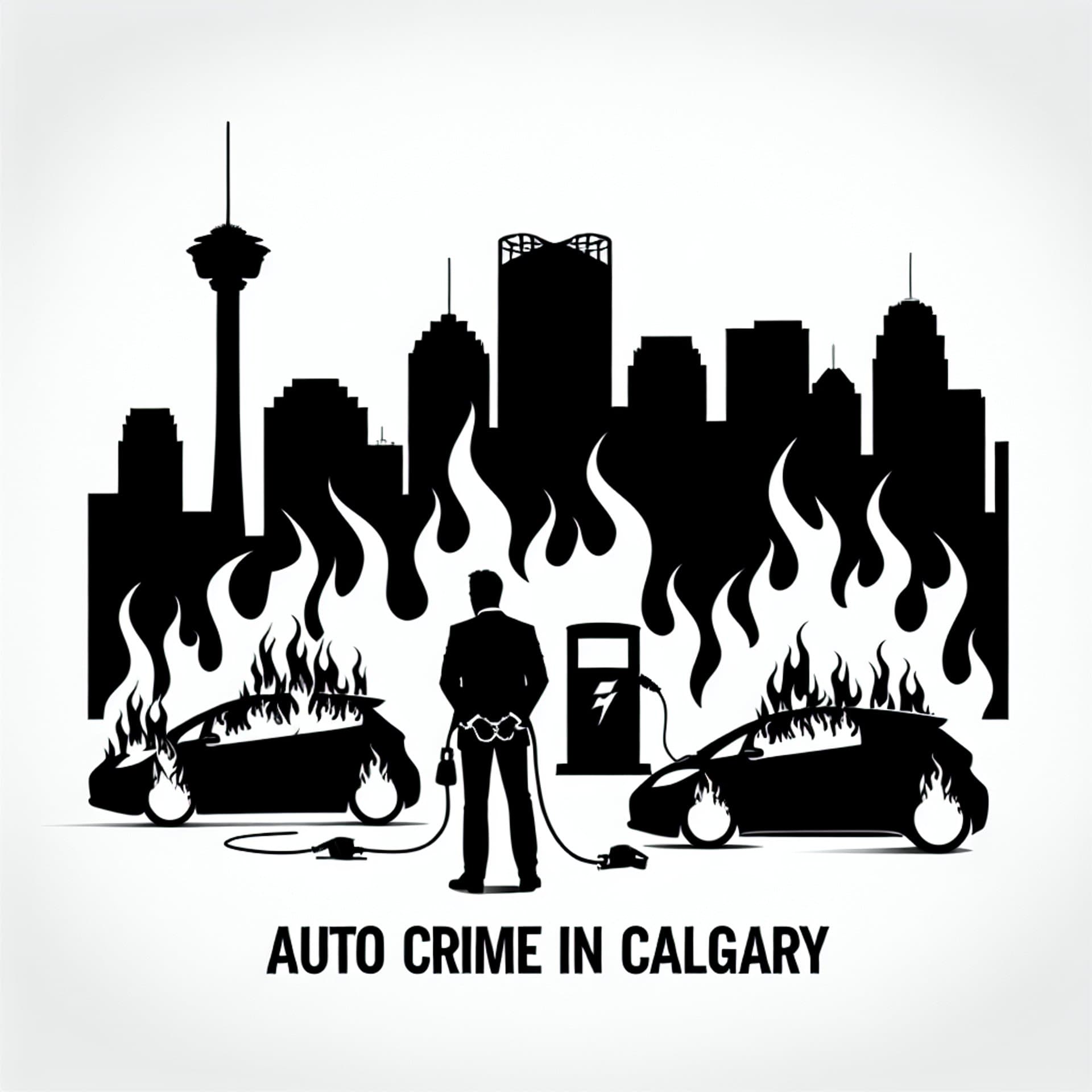 Banner for Calgary Man Charged with Arson for Targeting Teslas: A Hot Take on Auto Crime
