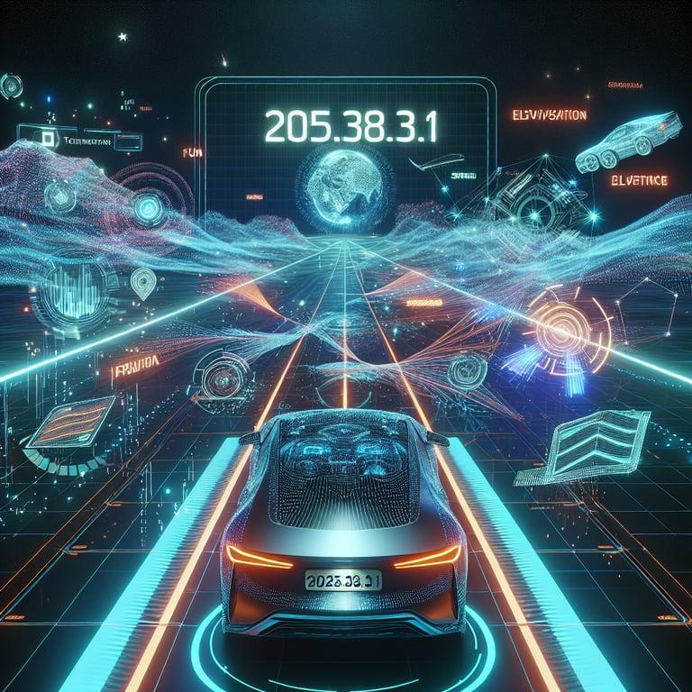 Banner for Tesla's Latest Software Update 2025.38.3.1 Elevates User Experience with 3D Maps and Fun "Tron Mode"