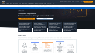 Thumbnail image for Amazon Comprehend