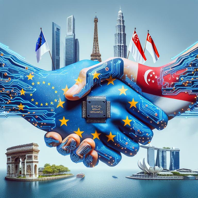 Banner for EU and Singapore Unite in AI Cooperation: Paving the Path to Trustworthy AI