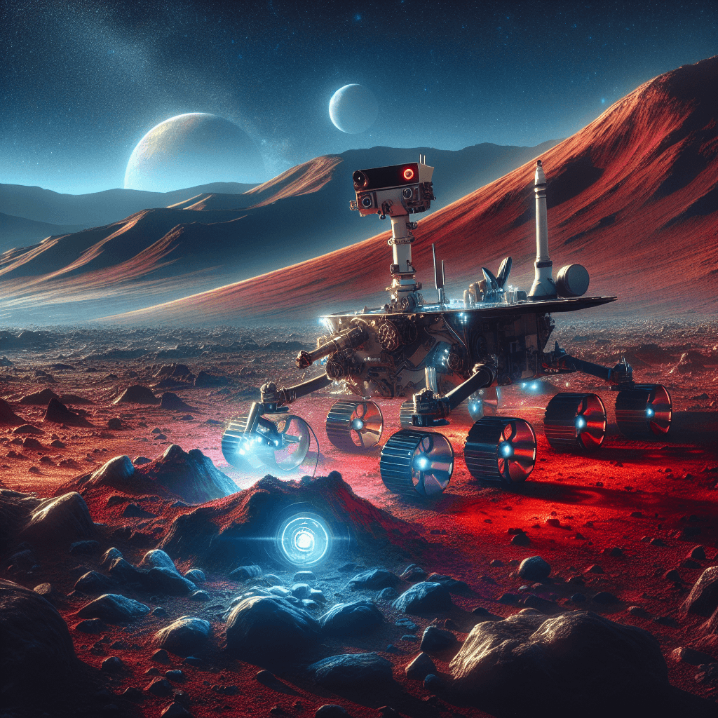 Banner for NASA's Perseverance Rover: Testing Spacesuit Safety on Mars' Red Planet