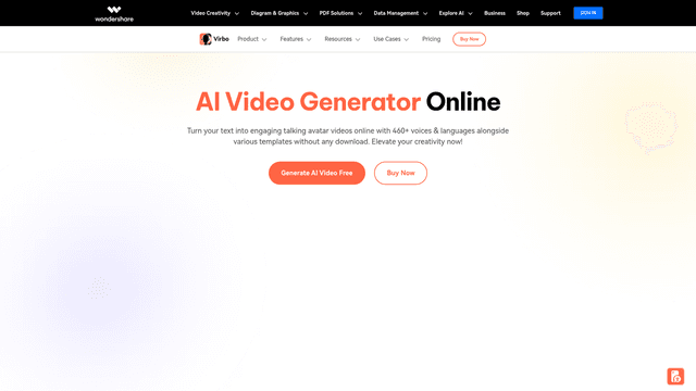 Thumbnail image for AI Video Generator By Wondershare