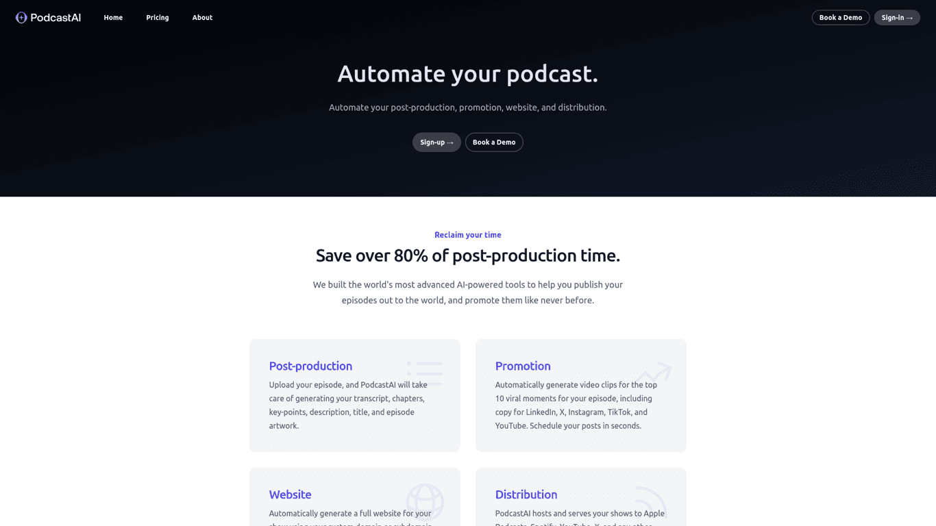 PodcastAI screenshot