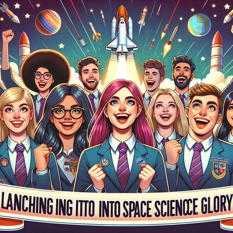 Banner for NSU Students RockOn with NASA, Launching into Space Science Glory!