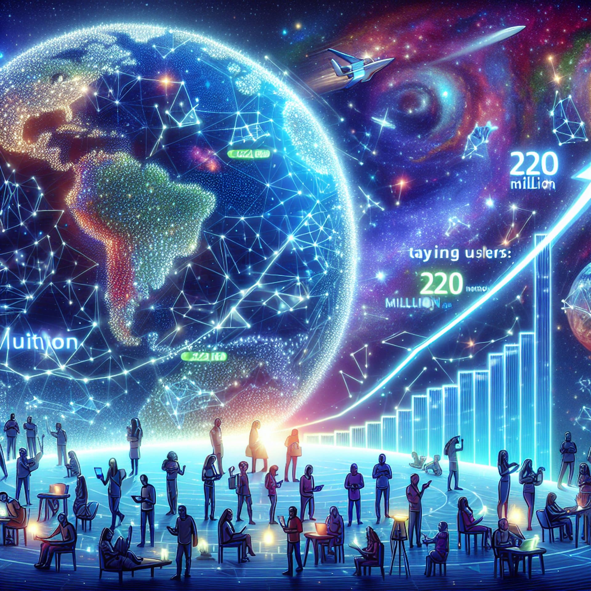 Banner for OpenAI Aims for the Stars: 220 Million Paying ChatGPT Users by 2030!