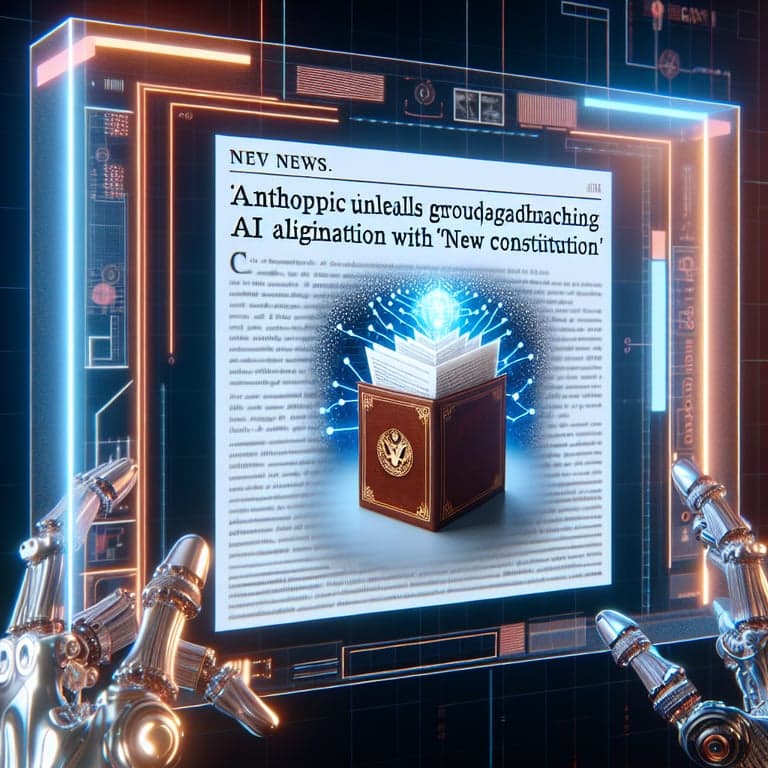 Banner for Anthropic Launches Revolutionary AI Alignment with Claude's New "Constitution"