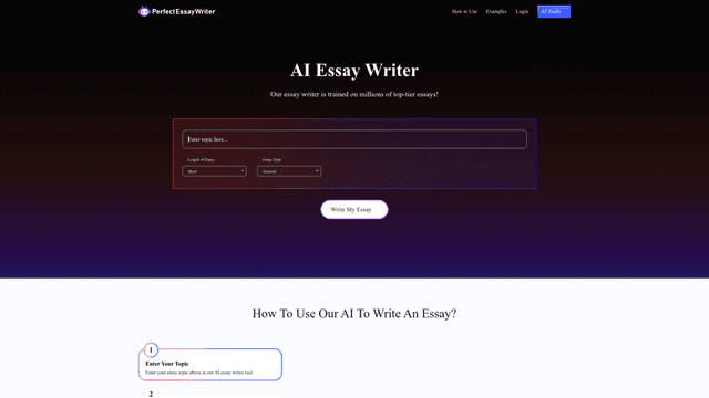 Thumbnail image for PerfectEssayWriter.AI