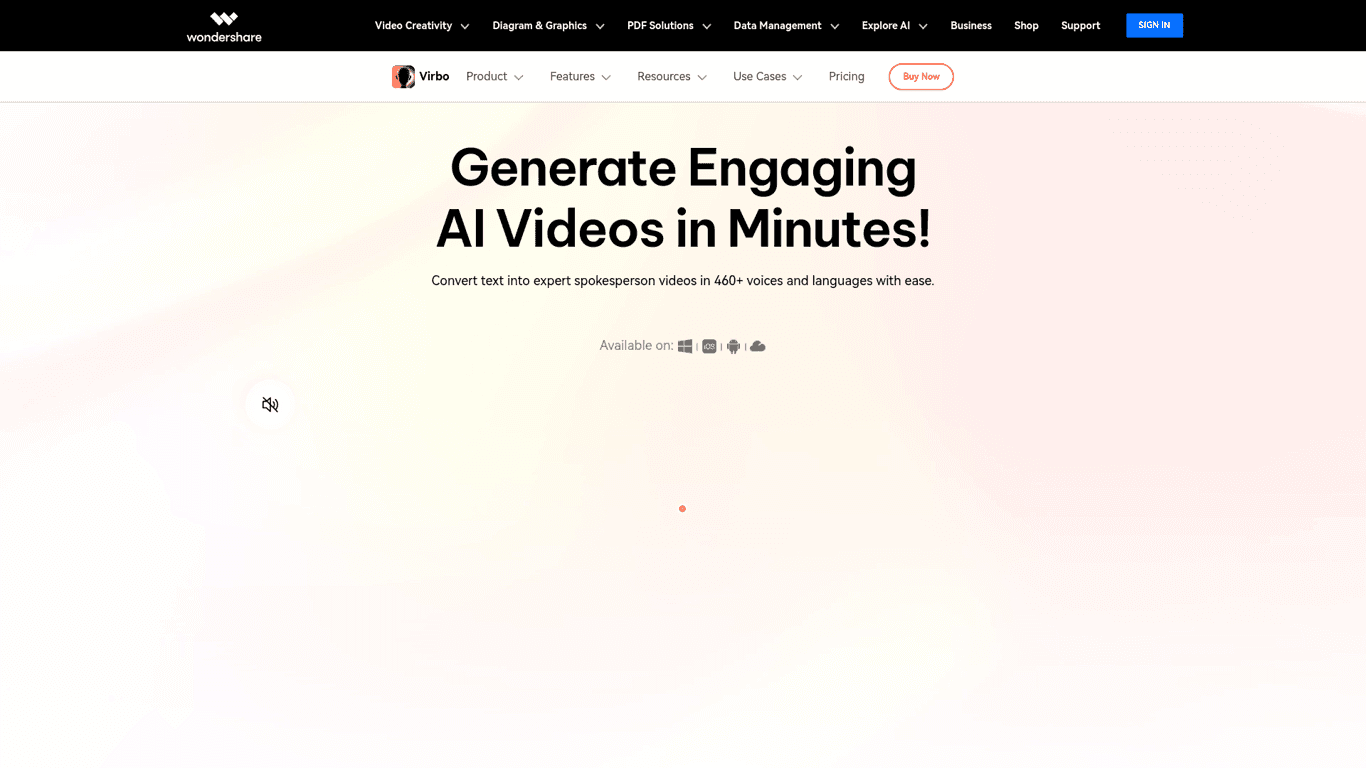 Wondershare Virbo screenshot
