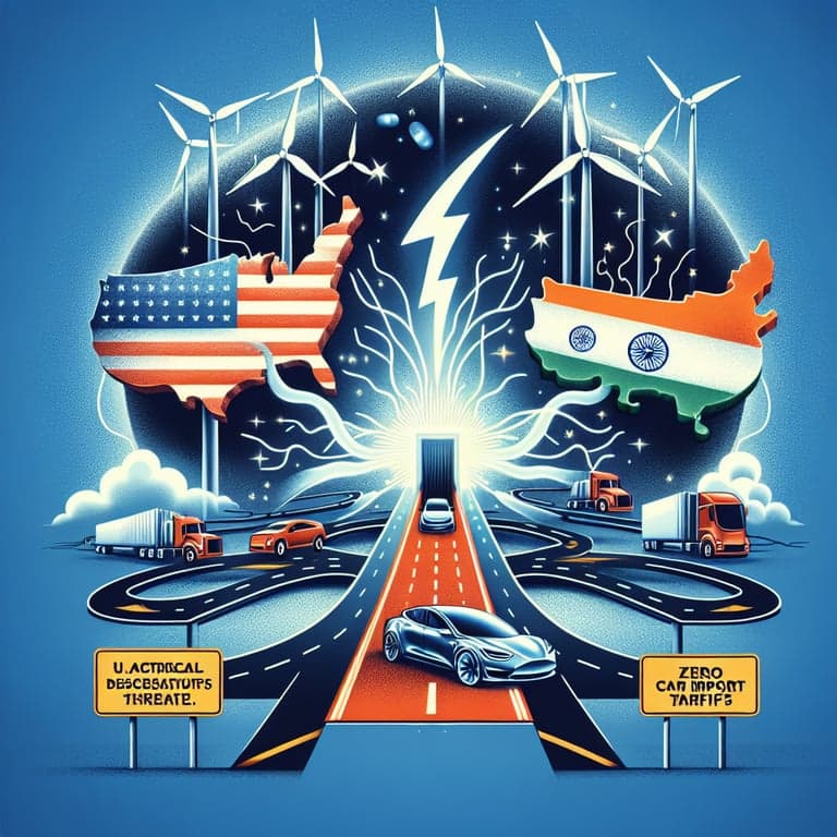 US-India Trade Talks: Could Tesla’s Entry Pave the Way for Zero Car Import Tariffs?